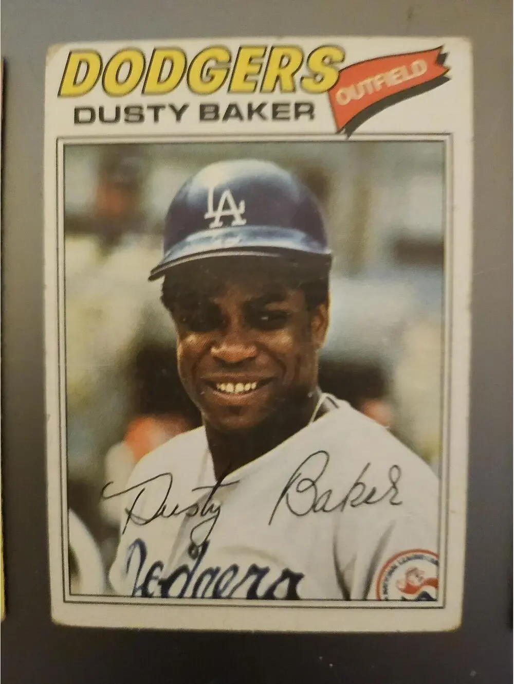 1977 Topps Dusty Baker Los Angeles Dodgers #146 as is